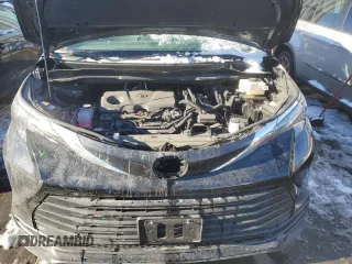 2024 Toyota Sienna LE with VIN 5TDBRKEC3RS187385, listed as a Copart auction lot 41444725 with 43,309 mi miles and Salvage Title. Bid and sale history available at carsss.com. Image 12.