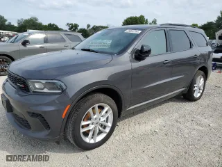 2024 Dodge Durango GT with VIN 1C4RDJDG2RC138336, listed as a Copart auction lot 68363764 with 21 mi miles and Salvage Title. Bid and sale history available at carsss.com. Image 1.