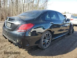 2020 Mercedes-Benz C 43 AMG with VIN 55SWF6EB1LU324911, listed as a Copart auction lot 50331665 with 46,647 mi miles and Clean Title. Bid and sale history available at carsss.com. Image 3.