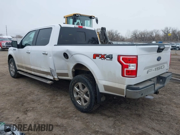 2019 Ford F-150 XL with VIN 1FTFW1E41KKF32648, listed as a IAAI auction lot 41685246 with 33,127 mi miles. Bid and sale history available at carsss.com. Image 3.