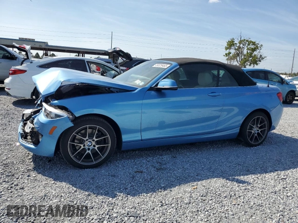 2018 BMW 2 Series 230i xDrive with VIN WBA2K1C58JVD41067, listed as a Copart auction lot 49325465 with 32,442 mi miles and Salvage Title. Bid and sale history available at carsss.com. Image 1.