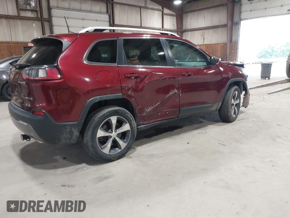 2019 Jeep Cherokee Limited z VIN 1C4PJMDX3KD352981, wystawiony jako IAAI lot #42505194 z przebiegiem 88 863 mil mil oraz . Historia ofert i sprzedaży dostępna na DreamBid. Obrazek 4.