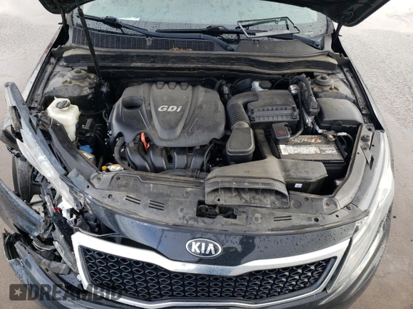 2013 Kia Optima LX with VIN KNAGM4A73D5327021, listed as a Copart auction lot 47583175 with 90,472 mi miles and Salvage Title. Bid and sale history available at carsss.com. Image 12.