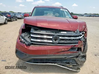 2018 Volkswagen Atlas S with VIN 1V2AP2CA9JC599351, listed as a Copart auction lot 58223485 with 69,527 mi miles and Salvage title. Bid and sale history available at DreamBid. Image 5.