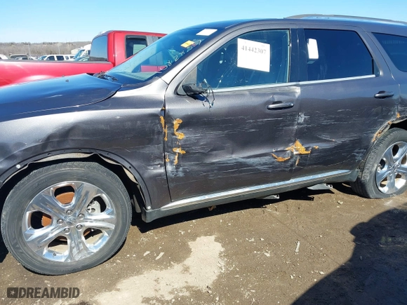 2014 Dodge Durango Limited with VIN 1C4RDHDG7EC494879, listed as a IAAI auction lot 41442307 with 172,701 mi miles. Bid and sale history available at carsss.com. Image 6.