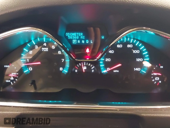 2016 Chevrolet Traverse LT with VIN 1GNKRGKD4GJ158408, listed as a IAAI auction lot 41951343 with 58,368 mi miles. Bid and sale history available at carsss.com. Image 7.