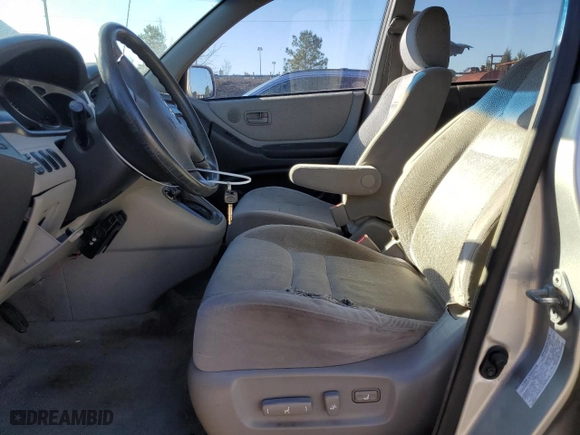 2001 Toyota Highlander with VIN JTEGF21A210019713, listed as a Copart auction lot 46082695 with 222,649 mi miles and Salvage Title. Bid and sale history available at carsss.com. Image 7.