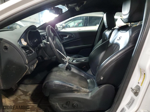 2015 Chrysler 200 S with VIN 1C3CCCDG1FN636665, listed as a Copart auction lot 50045655 with 110,905 mi miles and Salvage Title. Bid and sale history available at carsss.com. Image 7.