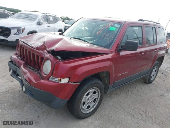 2015 Jeep Patriot Sport with VIN 1C4NJPBB1FD107229, listed as a IAAI auction lot 40175925 with 127,707 mi miles. Bid and sale history available at carsss.com. Image 2.
