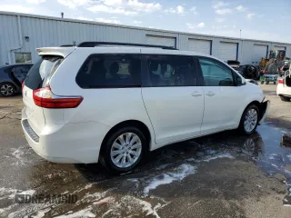 2016 Toyota Sienna Ltd with VIN 5TDDK3DC8GS131573, listed as a Copart auction lot 44938475 with 163,010 mi miles and Salvage Title. Bid and sale history available at carsss.com. Image 3.