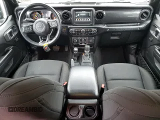 2021 Jeep Wrangler Unlimited Sport S with VIN 1C4HJXDG9MW671119, listed as a Copart auction lot 49351485 with 41,939 mi miles and Salvage Title. Bid and sale history available at DreamBid. Image 8.