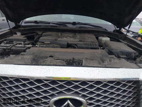 2021 Infiniti QX80 PREMIUM SELECT with VIN JN8AZ2AF3M9719743, listed as a IAAI auction lot 41534424 with 103,665 mi miles. Bid and sale history available at carsss.com. Image 10.