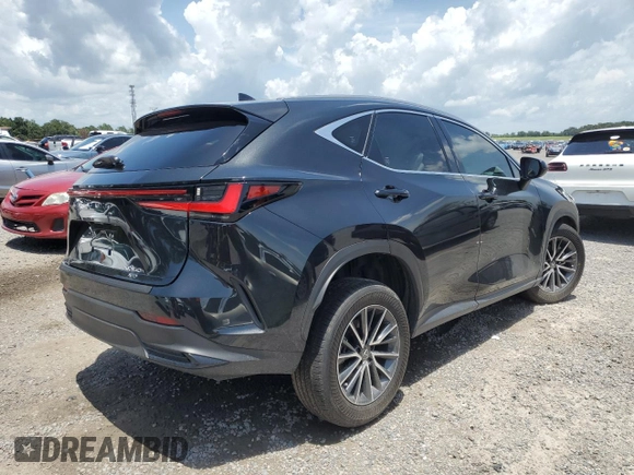 2024 Lexus NX 350h Premium with VIN JTJGKCEZ9R5021301, listed as a Copart auction lot 64402715 with 7,348 mi miles and Salvage title. Bid and sale history available at DreamBid. Image 3.