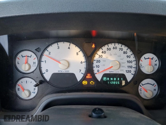 2007 Dodge Ram 2500 SLT with VIN 1D7KS28D87J577164, listed as a Copart auction lot 85691694 with 112,855 mi miles and Salvage Title. Bid and sale history available at carsss.com. Image 9.