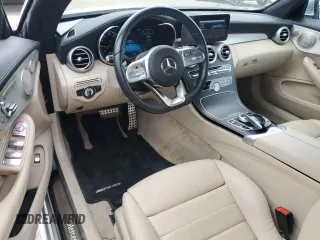 2023 Mercedes-Benz C 300 with VIN W1KWK8EB8PG117149, listed as a Copart auction lot 85022444 with 29,304 mi miles and Salvage Title. Bid and sale history available at DreamBid. Image 8.