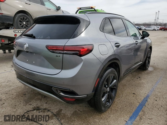 2022 Buick Envision Preferred with VIN LRBAZLR43ND109035, listed as a Copart auction lot 49544275 with 26,717 mi miles and Salvage Title. Bid and sale history available at carsss.com. Image 3.