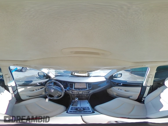 2016 Hyundai Equus Signature with VIN KMHGH4JH8GU104592, listed as a Copart auction lot 43361695 with 29,354 mi miles and Salvage Title. Bid and sale history available at DreamBid. Image 15.
