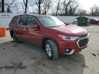 2020 Chevrolet Traverse LT Cloth with VIN 1GNERGKW7LJ198829, listed as a Copart auction lot 47864175 with 73,707 mi miles and Salvage Title. Bid and sale history available at carsss.com. Image 4.