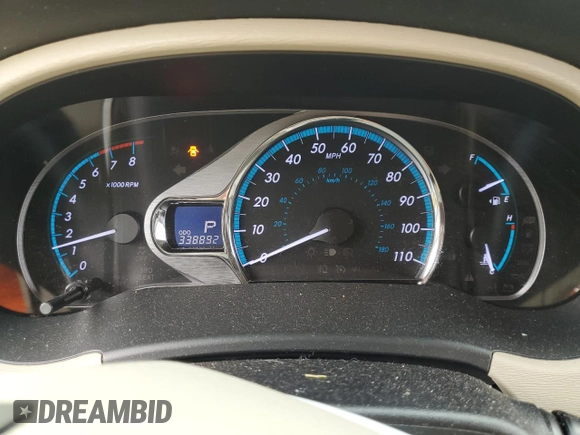 2011 Toyota Sienna XLE AAS с VIN 5TDYK3DC5BS016441, выставлен на аукционе Copart как лот 56464945 с пробегом 338 892 миль миль и На запчасти • Non repairable. История ставок и продаж доступна на DreamBid. Изображение 9.