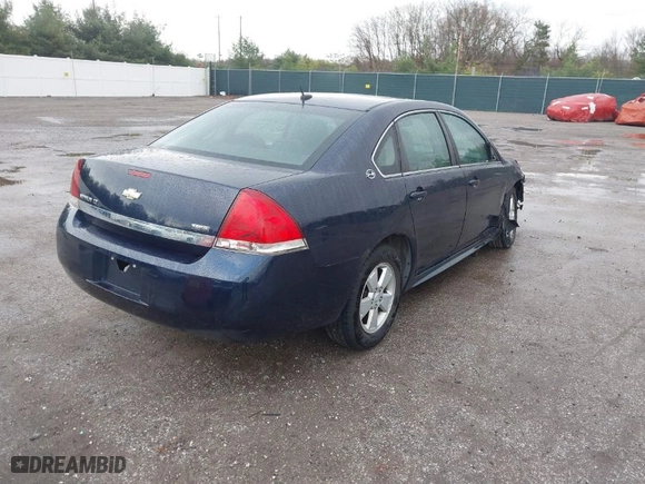 2009 Chevrolet Impala 3.5L LT with VIN 2G1WT57K491270882, listed as a IAAI auction lot 40847193 with NaN miles. Bid and sale history available at carsss.com. Image 4.