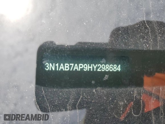2017 Nissan Sentra S z VIN 3N1AB7AP9HY298684, wystawiony jako Copart lot #57282405 z przebiegiem 253 118 mil mil oraz Szkoda całkowita • Salvage title. Historia ofert i sprzedaży dostępna na DreamBid. Obrazek 12.