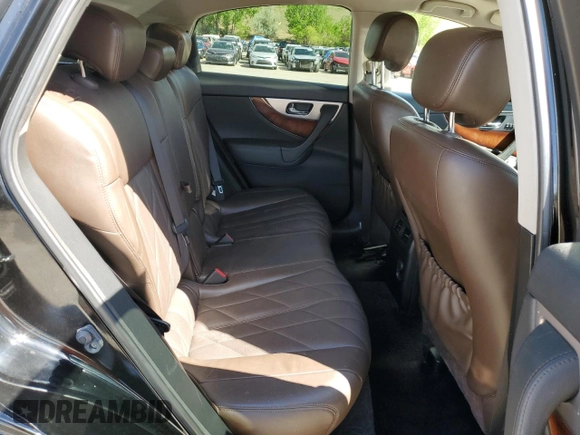2011 Infiniti FX with VIN JN8AS1MW8BM734582, listed as a Copart auction lot 56852125 with 140,507 mi miles and Salvage title. Bid and sale history available at DreamBid. Image 11.