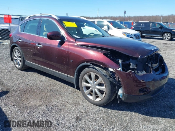 2015 Infiniti QX50 z VIN JN1BJ0HR7FM773643, wystawiony jako IAAI lot #41825903 z przebiegiem 68 488 mil mil oraz . Historia ofert i sprzedaży dostępna na DreamBid. Obrazek 1.