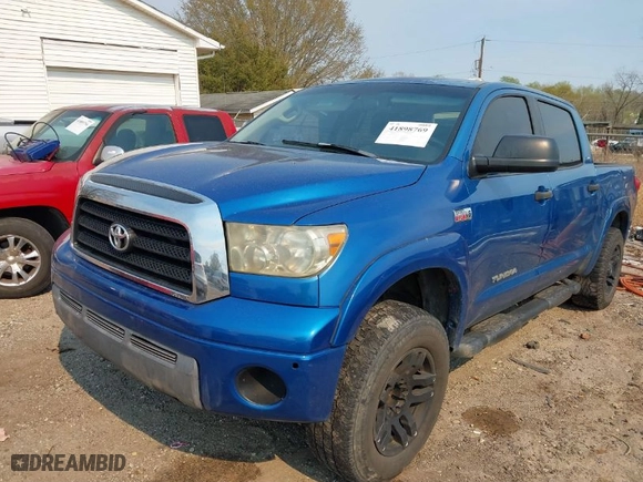 2008 Toyota Tundra 2WD Truck with VIN 5TBEV54148S478091, listed as a IAAI auction lot 41898769 with 257,641 mi miles. Bid and sale history available at carsss.com. Image 2.