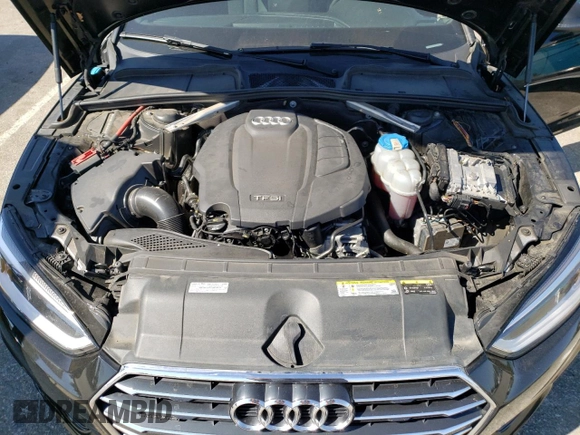 2019 Audi A5 Sportback Premium with VIN WAUANCF58KA010960, listed as a Copart auction lot 47604643 with 53,732 mi miles. Bid and sale history available at carsss.com. Image 11.