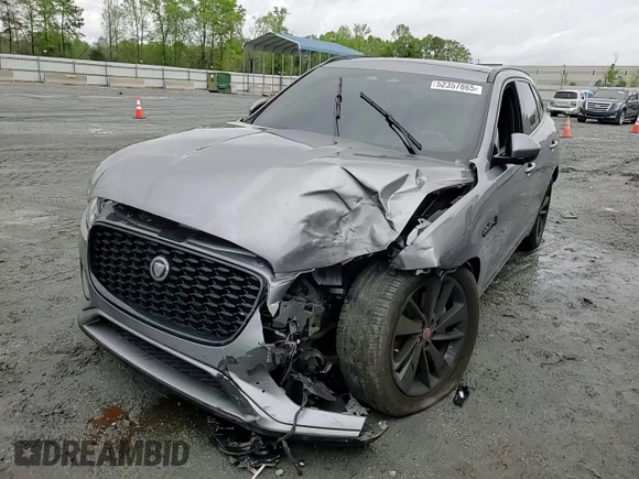 2023 Jaguar F-Pace S with VIN SADCJ2EX6PA716406, listed as a Copart auction lot 52357865 with 29,535 mi miles and Salvage title. Bid and sale history available at DreamBid. Image 12.