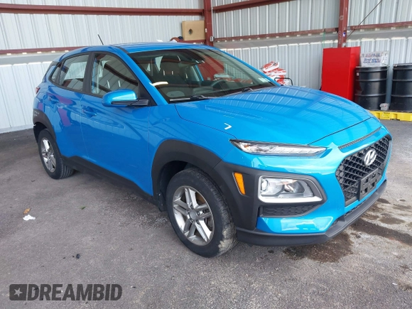 2019 Hyundai Kona SE with VIN KM8K1CAA0KU337581, listed as a IAAI auction lot 41774263 with 40,168 mi miles and . Bid and sale history available at carsss.com. Image 1.