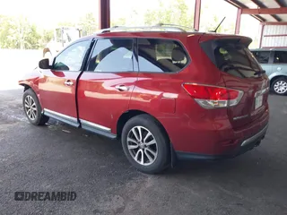 2013 Nissan Pathfinder S with VIN 5N1AR2MN5DC629183, listed as a IAAI auction lot 42567895 with 178,240 mi miles and . Bid and sale history available at DreamBid. Image 3.