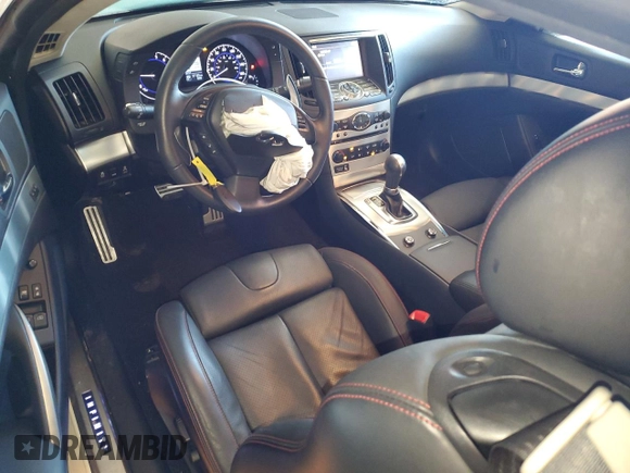 2015 Infiniti Q60 S Limited with VIN JN1CV6EK0FM870380, listed as a Copart auction lot 75019264 with 37,189 mi miles and Salvage title. Bid and sale history available at DreamBid. Image 8.