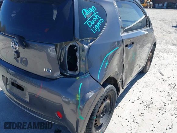 2013 Scion iQ z VIN JTNJJXB00DJ022972, wystawiony jako IAAI lot #41841135 z przebiegiem 105 096 mil mil oraz . Historia ofert i sprzedaży dostępna na DreamBid. Obrazek 6.