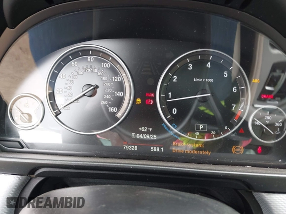 2015 BMW 5 Series 528i with VIN WBA5A5C57FD513039, listed as a IAAI auction lot 42262592 with 79,328 mi miles and . Bid and sale history available at DreamBid. Image 7.
