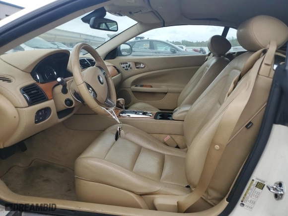 2009 Jaguar XK Series with VIN SAJWA44B495B30359, listed as a Copart auction lot 72177574 with NaN miles and Salvage Title. Bid and sale history available at carsss.com. Image 7.