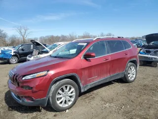 2015 Jeep Cherokee Limited with VIN 1C4PJMDB1FW736756, listed as a Copart auction lot 48815455 with 167,819 mi miles and Salvage Title. Bid and sale history available at carsss.com. Image 1.