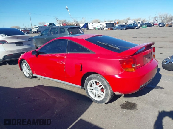 2000 Toyota Celica GT with VIN JTDDR32T2Y0044903, listed as a IAAI auction lot 41503556 with 164,988 mi miles and . Bid and sale history available at DreamBid. Image 3.