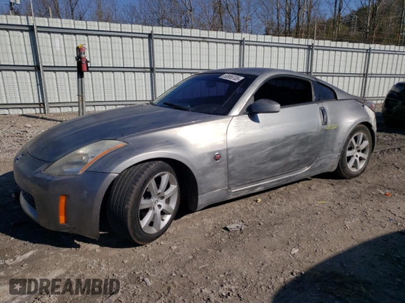 2003 Nissan 350Z Enthusiast with VIN JN1AZ34D03T104681, listed as a Copart auction lot 50886705 with 171,150 mi miles and Salvage Title. Bid and sale history available at carsss.com. Image 1.