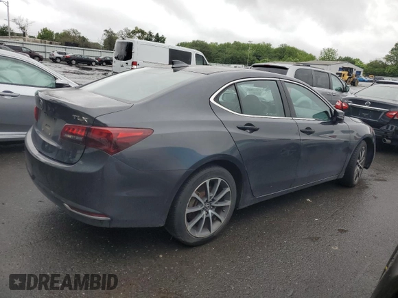 2016 Acura TLX Technology with VIN 19UUB2F51GA003098, listed as a Copart auction lot 57917505 with 113,850 mi miles and Salvage title. Bid and sale history available at DreamBid. Image 3.