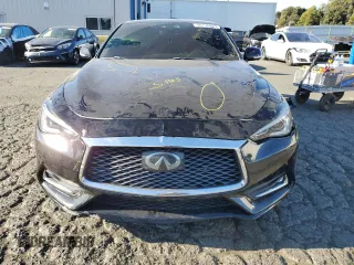 2017 Infiniti Q60 Red Sport 400 with VIN JN1FV7EL3HM700805, listed as a Copart auction lot 80134924 with 66,578 mi miles and Salvage title. Bid and sale history available at DreamBid. Image 5.