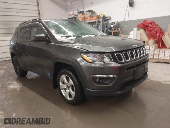 2018 Jeep Compass Altitude with VIN 3C4NJDBB6JT187581, listed as a IAAI auction lot 41542689 with 126,147 mi miles and . Bid and sale history available at carsss.com. Image 1.
