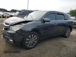 2014 Acura MDX with VIN 5FRYD4H2XEB016606, listed as a Copart auction lot 60623725 with 188,537 mi miles and Salvage title. Bid and sale history available at DreamBid. Image 1.