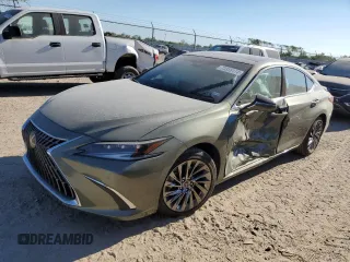 2024 Lexus ES 350 Ultra Luxury with VIN 58AFZ1B13RU177759, listed as a Copart auction lot 73355114 with 7,490 mi miles and Salvage title. Bid and sale history available at DreamBid. Image 1.