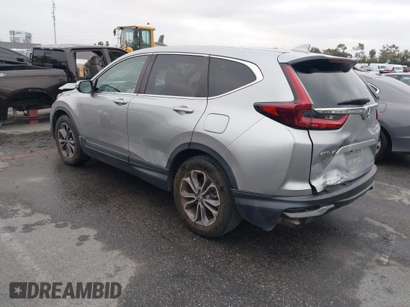 2020 Honda CR-V EX with VIN 7FARW1H52LE020448, listed as a IAAI auction lot 42025384 with 81,716 mi miles and . Bid and sale history available at carsss.com. Image 3.