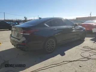 2018 Genesis G80 Sport with VIN KMHGN4JB0JU249217, listed as a Copart auction lot 49489395 with 141,600 mi miles and Clean title. Bid and sale history available at DreamBid. Image 3.