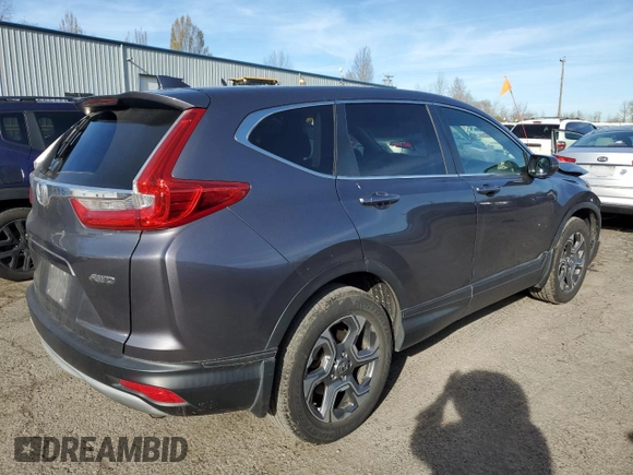 2018 Honda CR-V EX with VIN 2HKRW2H50JH691990, listed as a Copart auction lot 50433225 with 134,793 mi miles and Salvage Title. Bid and sale history available at DreamBid. Image 3.
