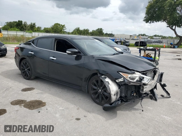 2017 Nissan Maxima SV with VIN 1N4AA6AP3HC434039, listed as a Copart auction lot 62537155 with 126,367 mi miles and Salvage title. Bid and sale history available at DreamBid. Image 4.