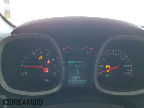 2016 Chevrolet Equinox LS with VIN 2GNALBEK8G6148729, listed as a Copart auction lot 50101335 with 121,601 mi miles and Salvage Title. Bid and sale history available at carsss.com. Image 9.