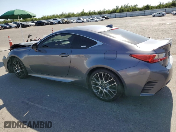 2016 Lexus RC 350 F Sport with VIN JTHHE5BC6G5012495, listed as a Copart auction lot 58546685 with 136,405 mi miles and Salvage title. Bid and sale history available at DreamBid. Image 2.